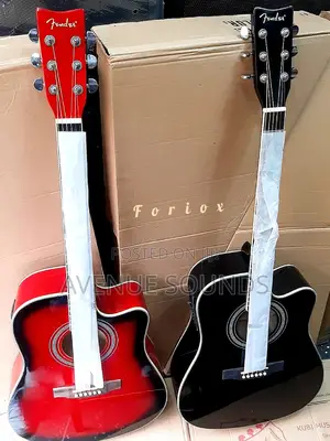 Fender Semi Acoustic Guitars Red/Black