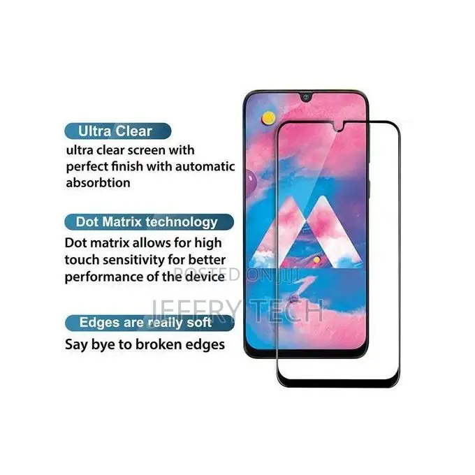 Screen Protector for Samsung Galaxy A10 -Black - 3 Pcs