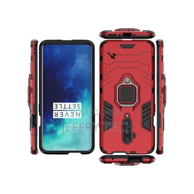 Back Cover Shockproof for Oneplus 7 Pro - Red - thumbnail 3