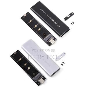 M.2 NVME SSD Enclosure Adapter Case Dual Protocol for M2 Sil - thumbnail 2