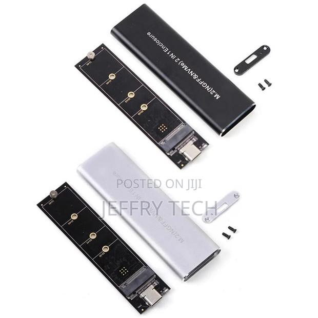 M.2 NVME SSD Enclosure Adapter Case Dual Protocol for M2 Sil - main view