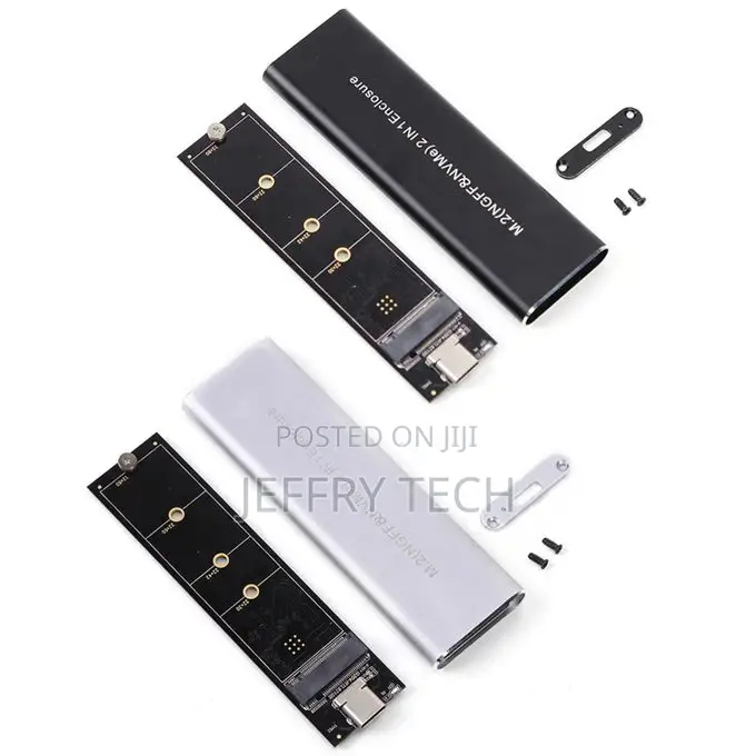 M.2 NVME SSD Enclosure Adapter Case Dual Protocol for M2 Sil