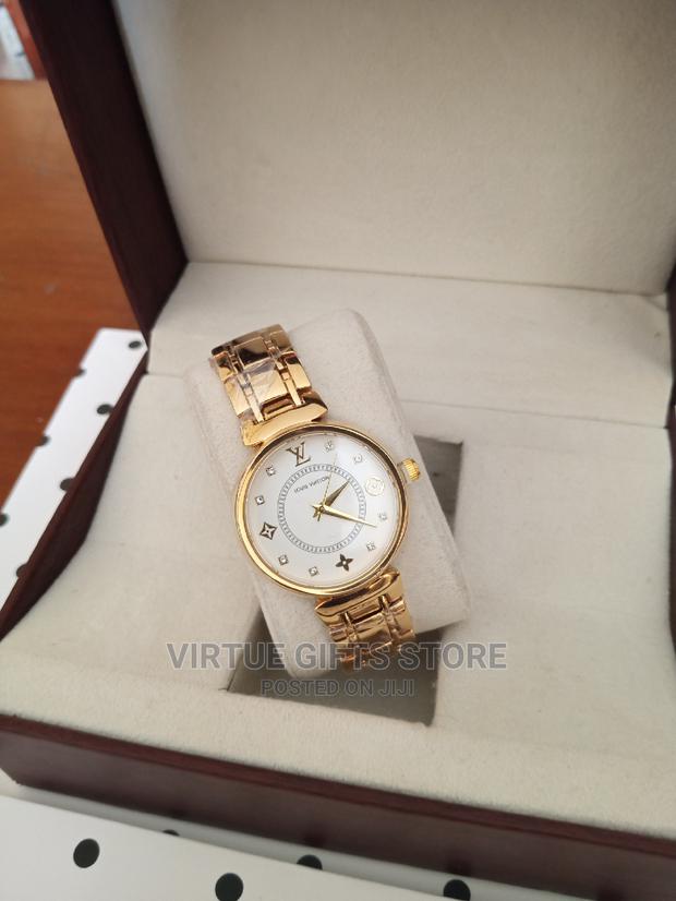 Louis Vuitton Ladies Gold Watch Available at 3500ksh