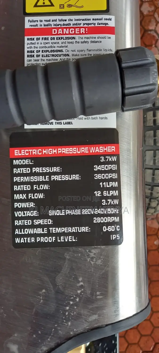 3.7kw 3450psi Car Wash Machine