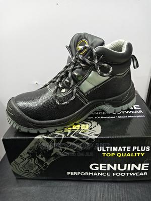 Safety Industrial Boots-Leather Working Boots - thumbnail 2