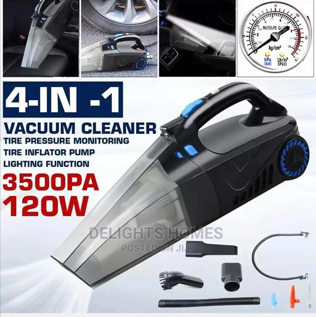 4 in 1 Portable Car Vacuum Cleaner