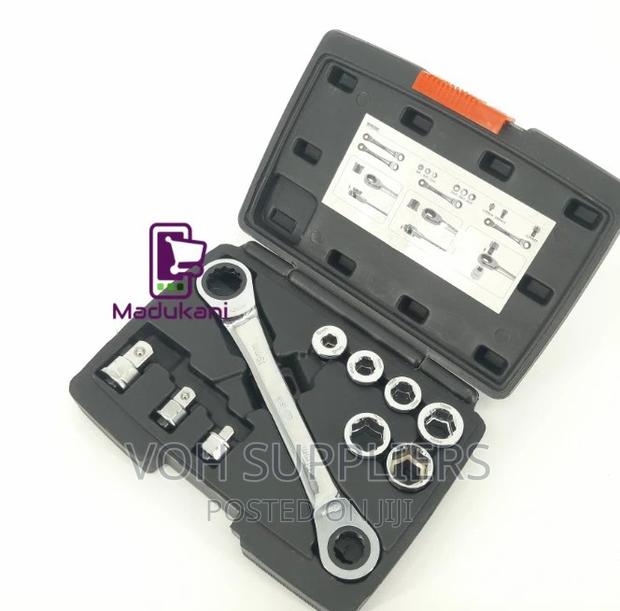 10PCS 16-In-1 Ratchet Wrench Spanner Set - main view