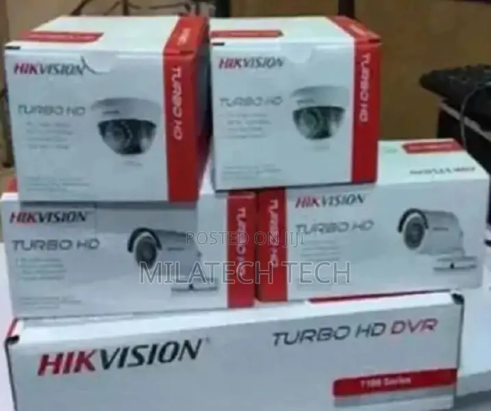 Four CCTV Cameras Security Surveillance Complete System Kit