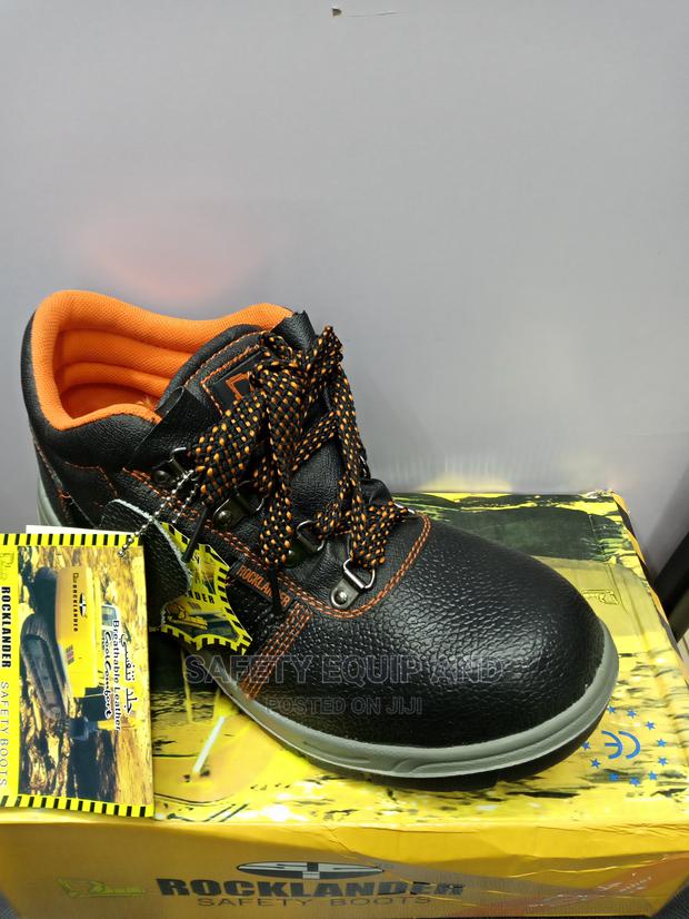 Breathable Genuine Leather Rocklander Industrial Boots