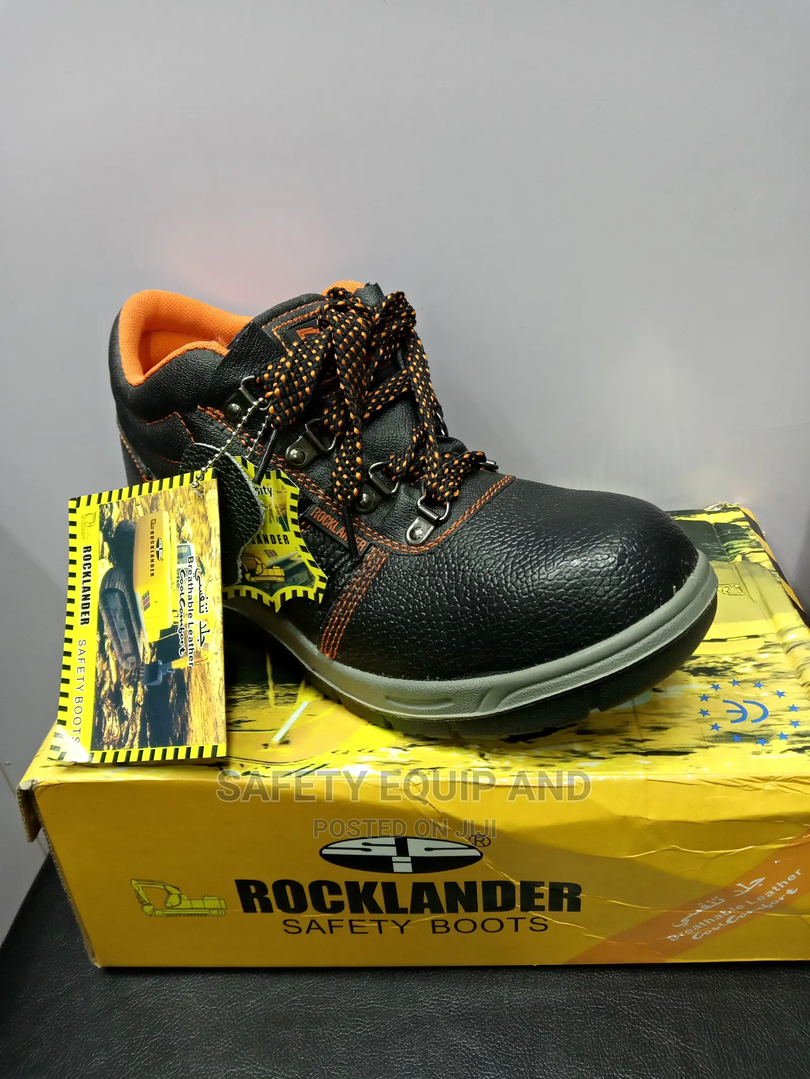 Safety Industrial Boots Made of Genuine Leather