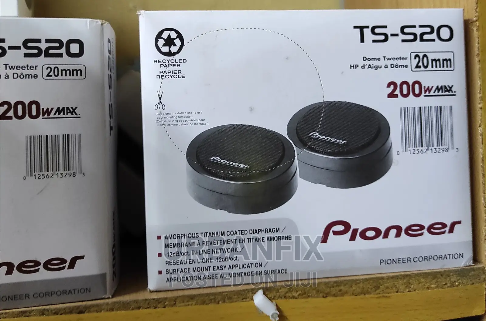 Powerful Pioneer TS-S20 200watts Tweeters