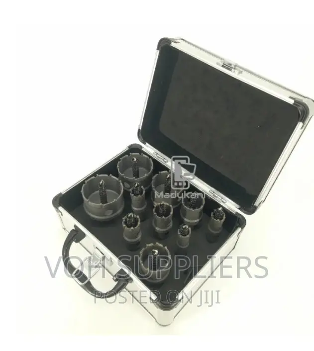 10PCS HSS Carbide Tipped Hole Saw Set