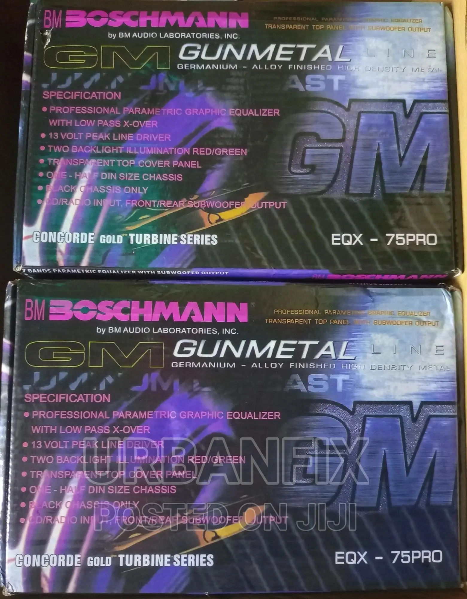 Boschmann EQX-75PRO Parametric 7 Band Equalizer
