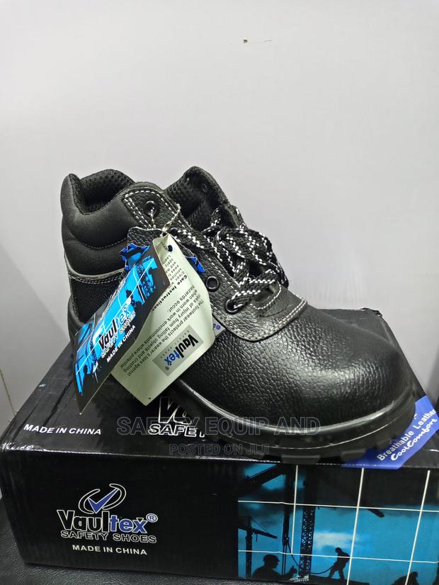 Safety Working Boots-Pure Genuine Leather-Vaultex - main view