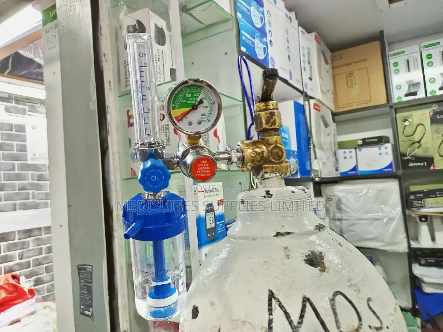50kg Oxygen Cylinder With Flowmeter