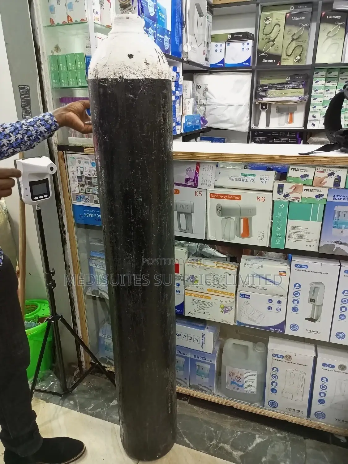 50kg Oxygen Cylinder With Flowmeter