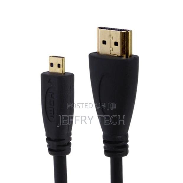 1.5m Micro HDMI to HDMI 19 Pin Cable, 1.4 Version(Black) - thumbnail 2