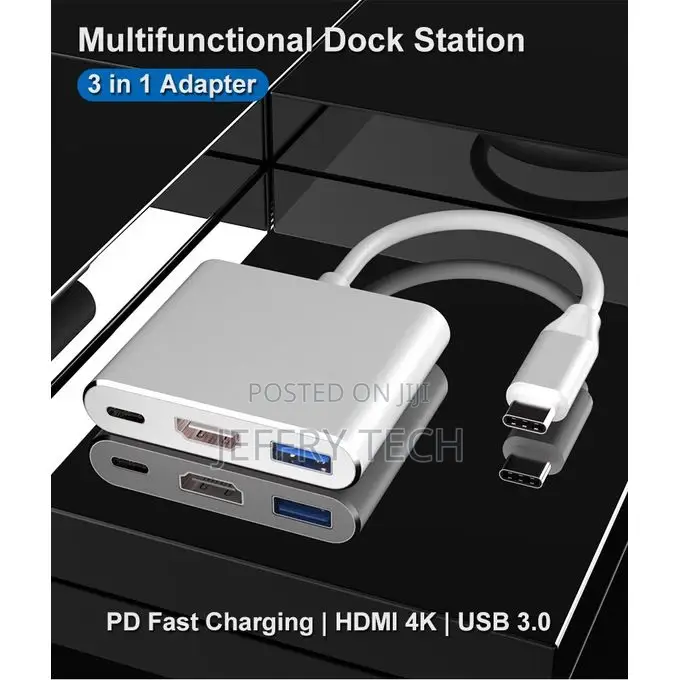 USB C to HDMI Adapter USB C Charging Port,USB 3.0 Port