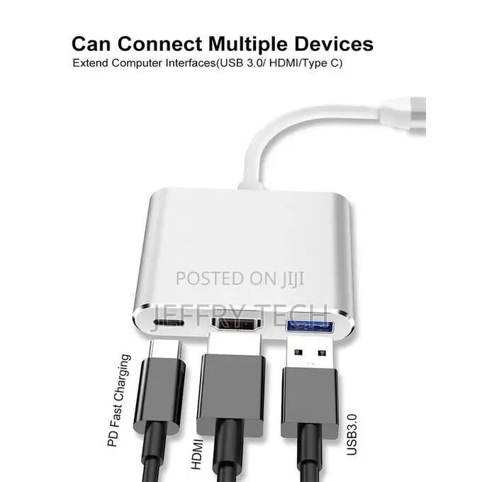 USB C to HDMI Adapter USB C Charging Port,USB 3.0 Port