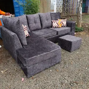 L Shape Sofas and a Table
