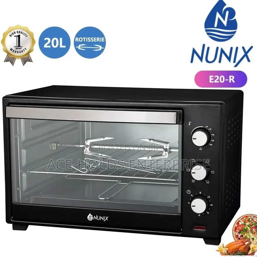 20 Litres Nunix Oven With Rotisserie
