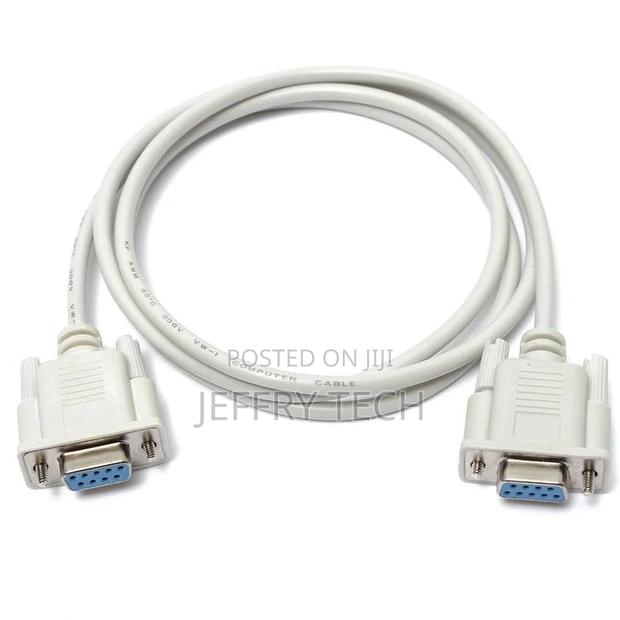 1.5M 9 Pin Rs232 Serial Null Modem Cavo Di Prolunga Db9 Fem