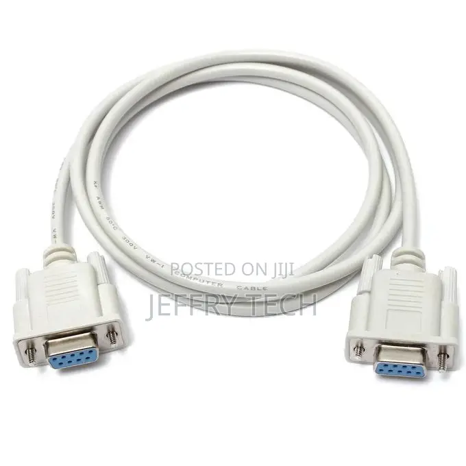 1.5M 9 Pin Rs232 Serial Null Modem Cavo Di Prolunga Db9 Fem