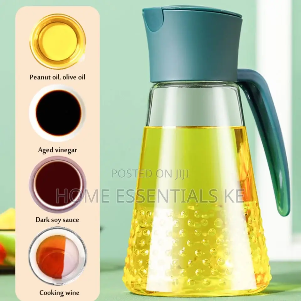 Automatically Oil Dispenser Vinegar Soy Sauce Jar 630ml