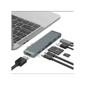 7 in 1 USB Hub Type-C Adapter 4K HDMI for Macbook Pro