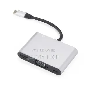 Neutral 5 in 1 USB C to HDMI 4K VGA Adapter With 3.5 Jack US