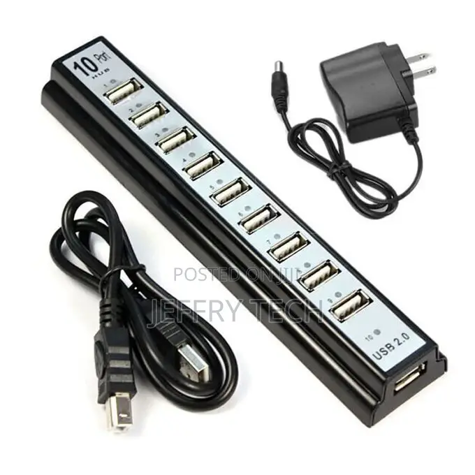10 Port Usb Adapter Usb2.0 Power Strip Ladron Usb Multiple S