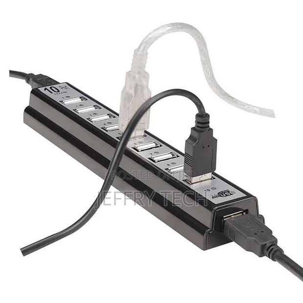 10 Port Usb Adapter Usb2.0 Power Strip Ladron Usb Multiple S - thumbnail 2