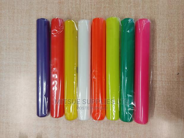 A Set of 8 Plastic Relay Batons Multicoloured - main view