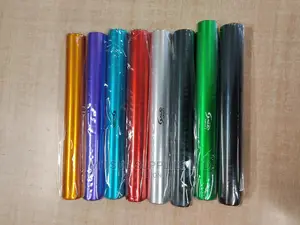 A Set of 8 Aluminium Relay Batons Multicoloured