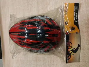 Cycling Helmet- Red and White