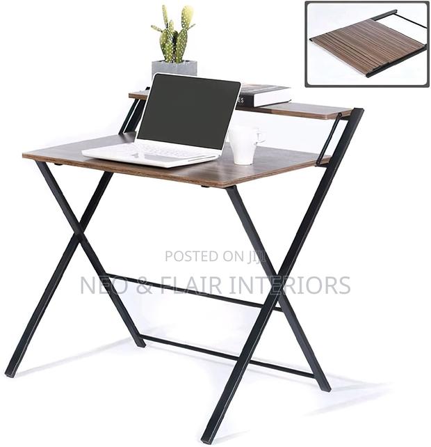 Shelved Foldable Desk - thumbnail 4