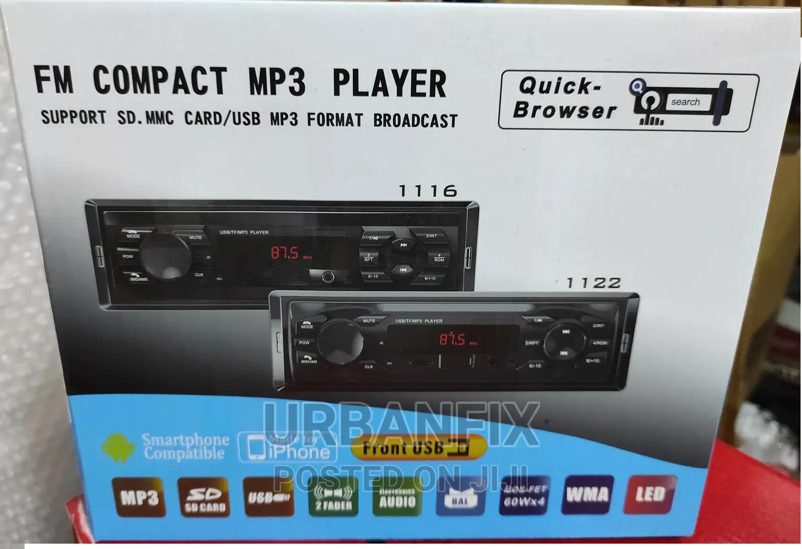 Brand New X-Plode Car Radio With 2 USB/Bluetooth/FM
