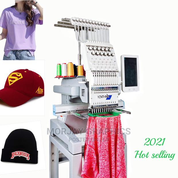 Yonthin 12/15 Needles Single Head For Shop Flat Embroidery - main view