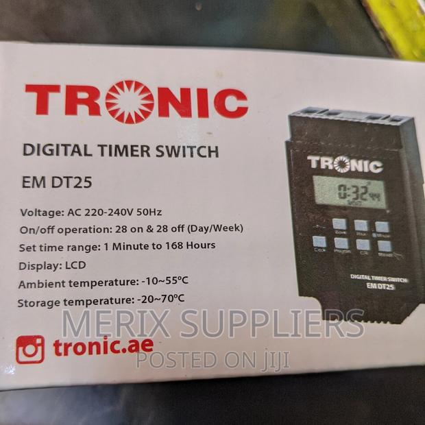 Tronic Digital Programmable Electronic Timer Switch | 6250W - thumbnail 2