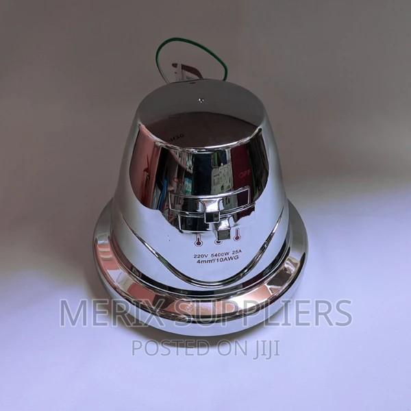 CHROME Instant Shower Head Water Heater | Cold, Warm, Hot - main view