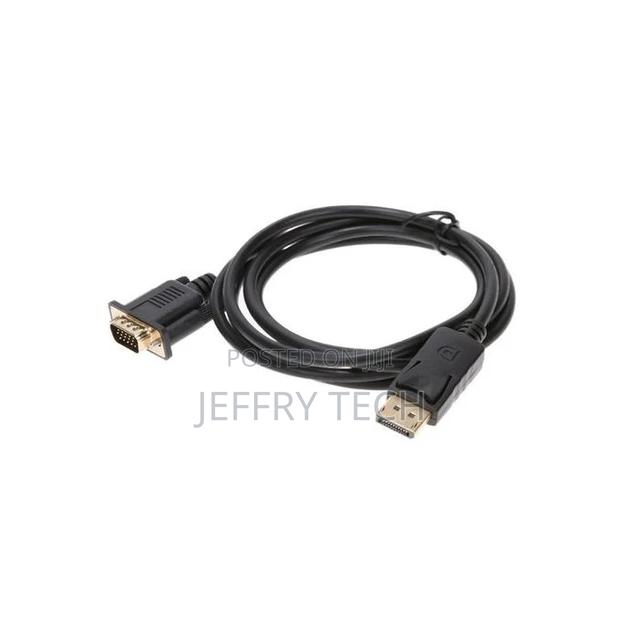 Displayport DP to VGA Cable Adapter Display Port to VGA Conv - thumbnail 2