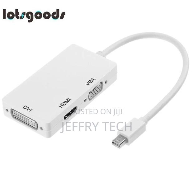 Generic 0.1m 3 in 1 Mini DP Displayport to HDMI DVI VGA Disp