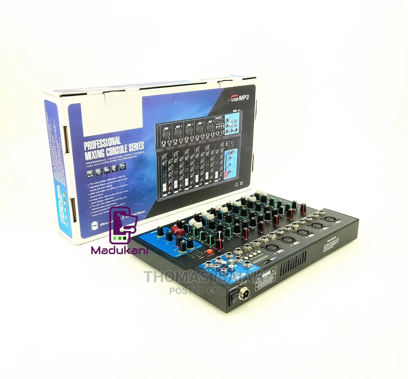 Ultra Compact 7 Channel Mixer Professional Mixing Console Se