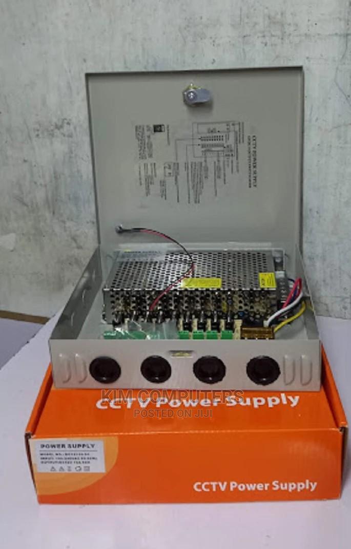 Power Supply Unit for 8 Cctv Cameras 12v 10amperes Fused in Nairobi