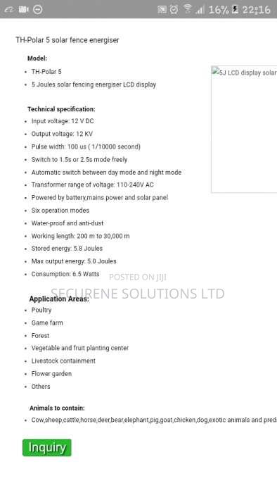 Electric Fence Machineenergizer Polar S5 30km Length - thumbnail 3