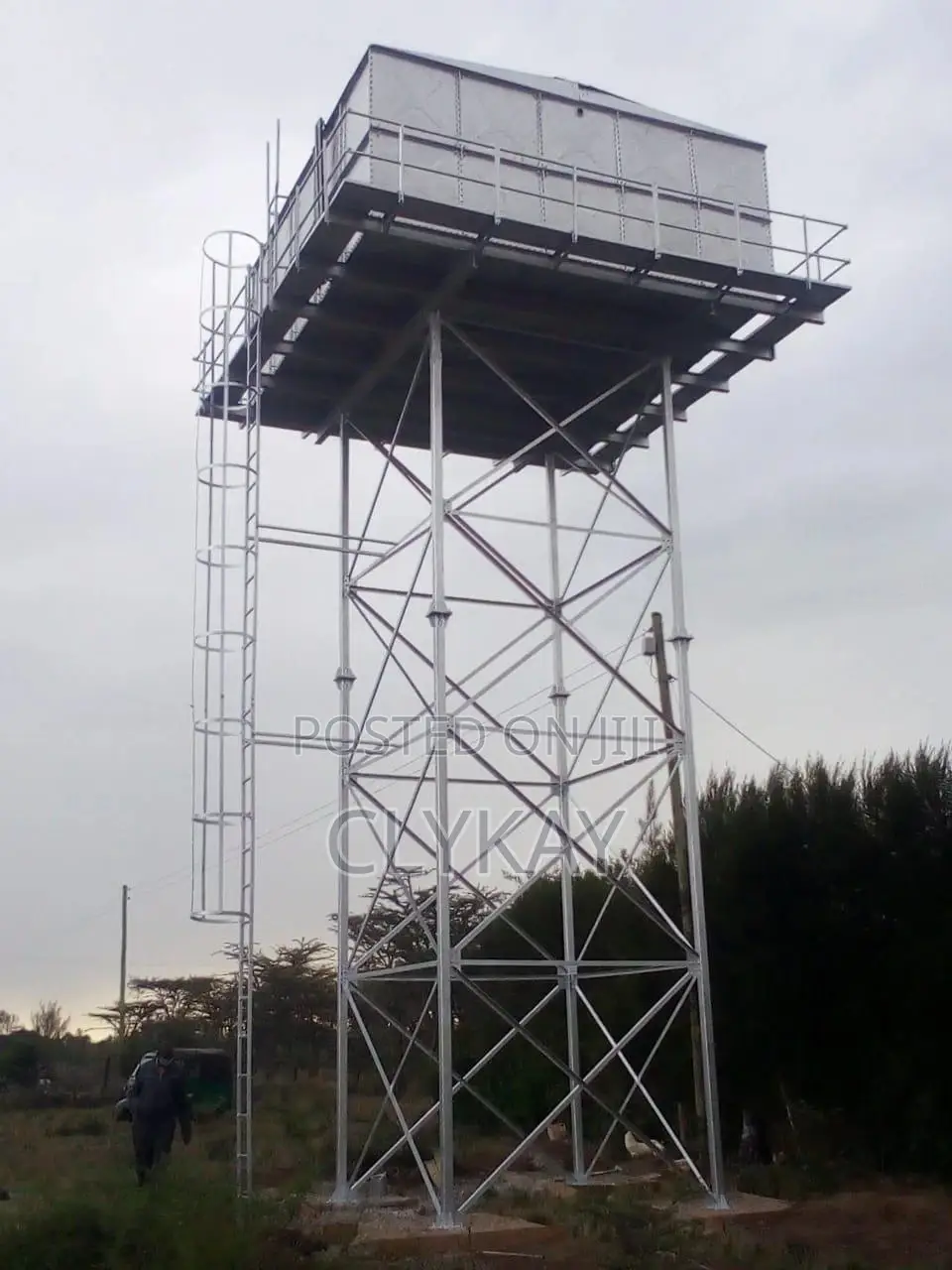 Complete Steel Tank, Steel Tower and Foundation Works
