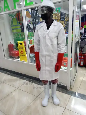 Dust Coats-White-Pure Decron Fabric