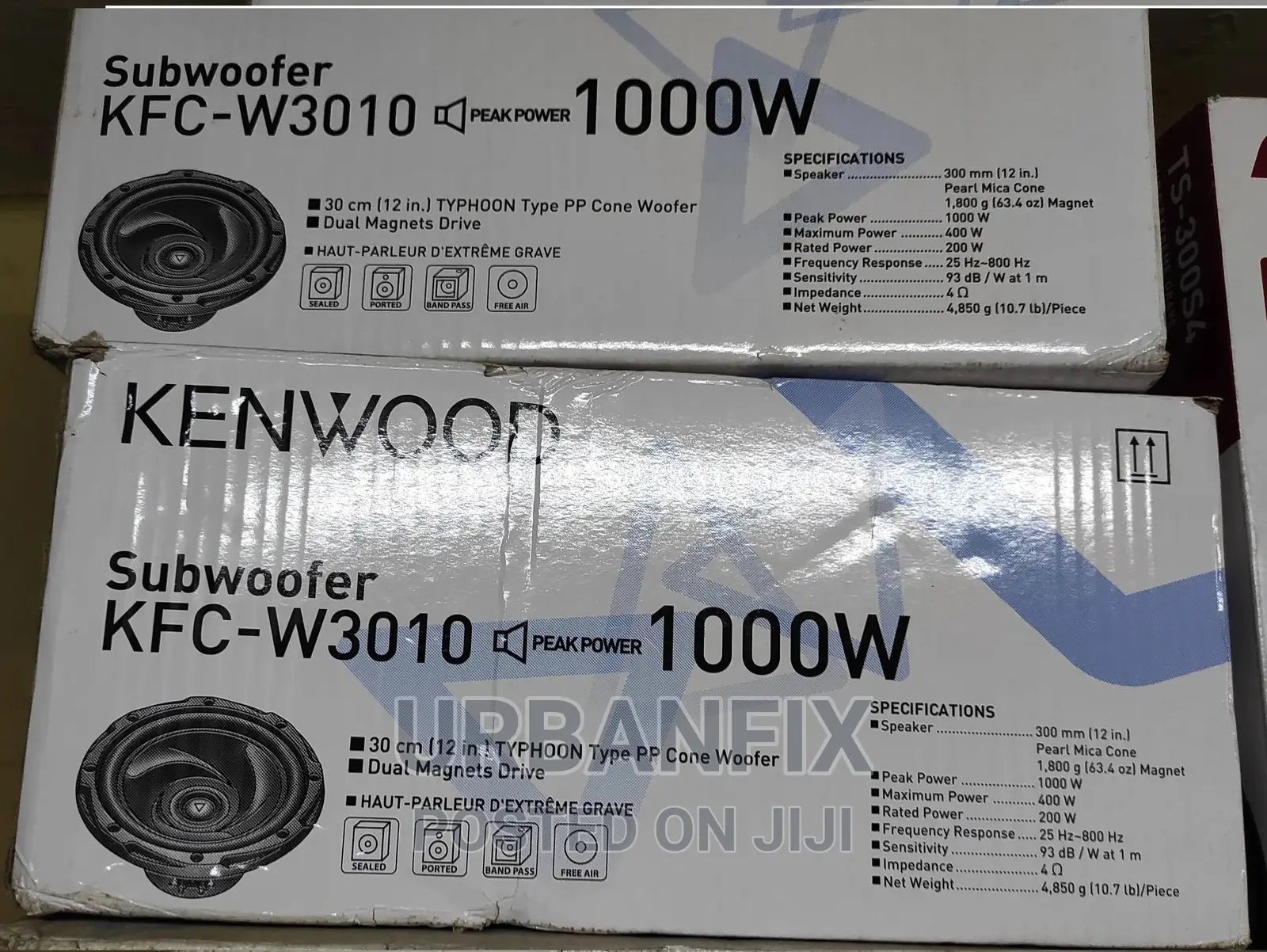 1000watts Kenwood KFC-3010 Subwoofer
