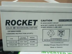 Rocket Rechargeable Battery 12v - 100ah