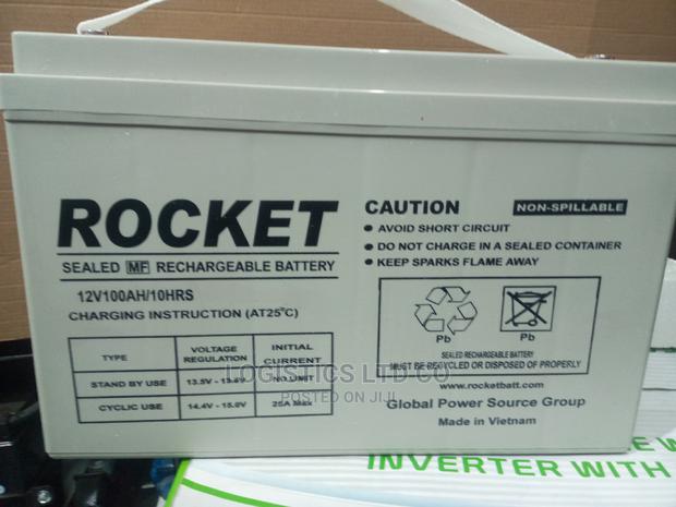 Rocket Rechargeable Battery 12v - 100ah - thumbnail 4